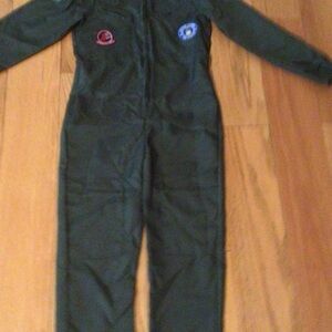 Green Jumpsuit with Patches